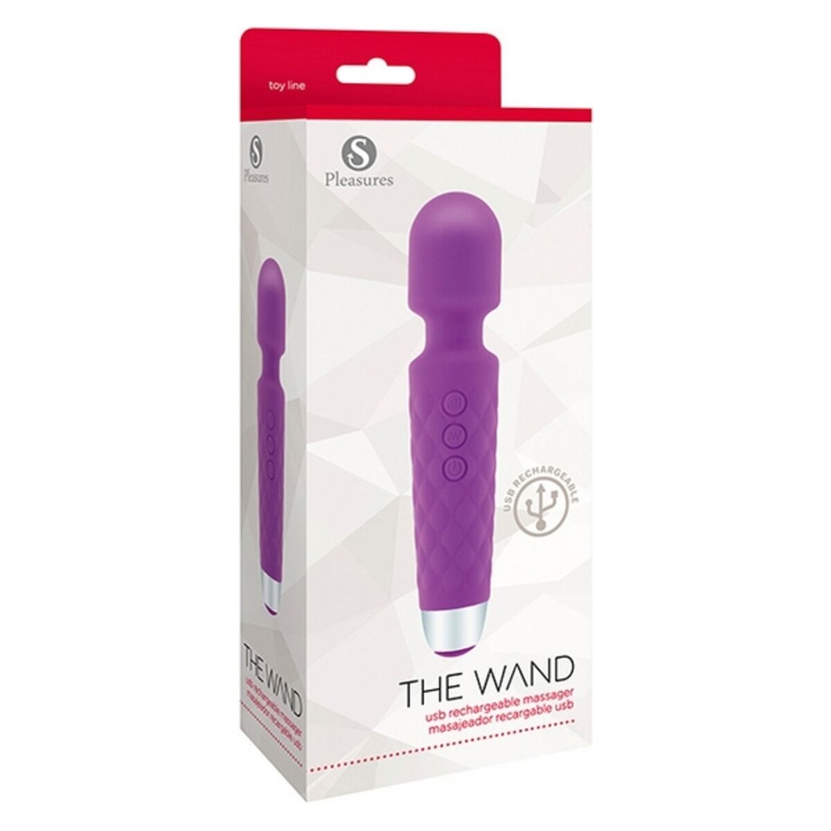 Masajeador S Pleasures The Wand Lila
